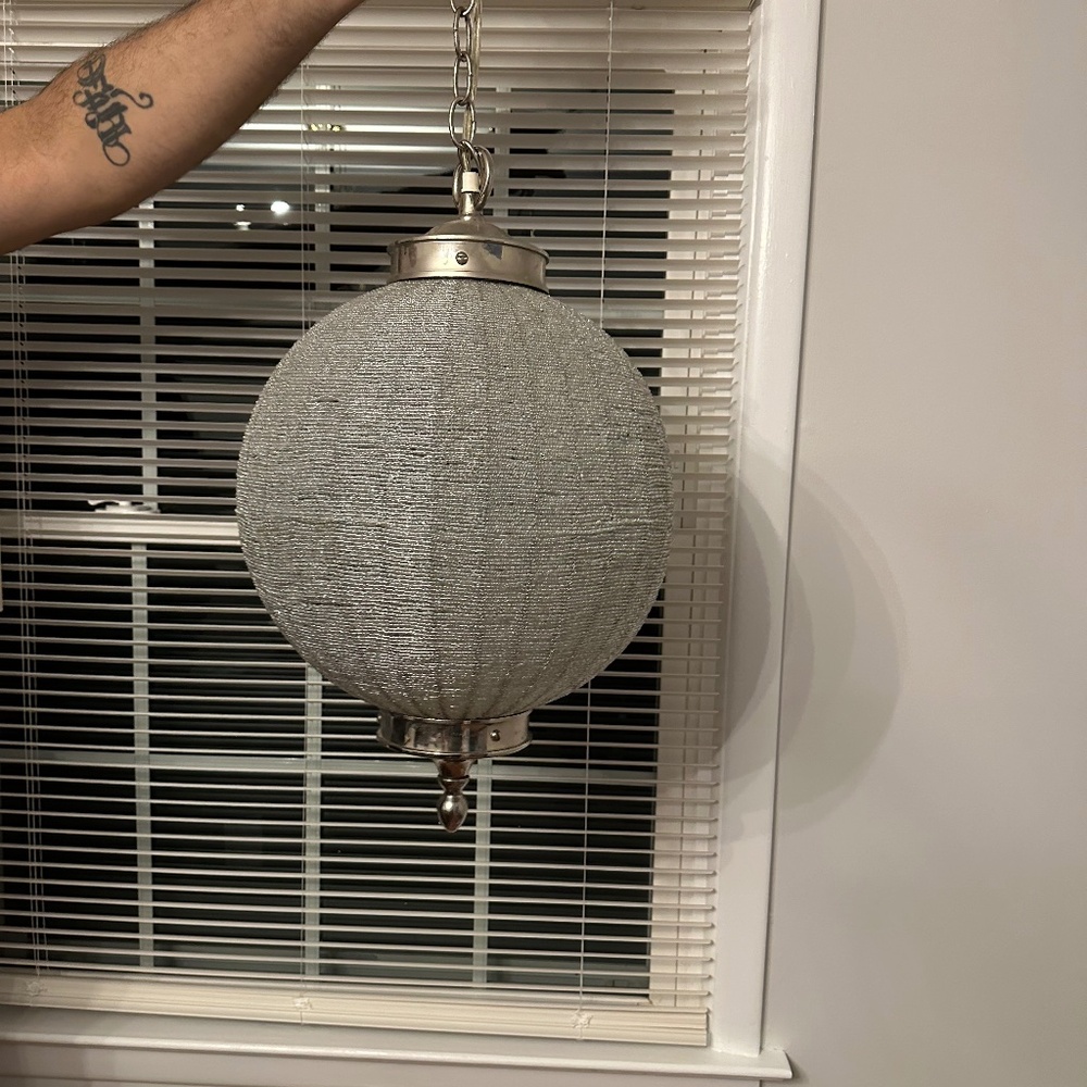 Ethan Allen 1 light pendant chandelier